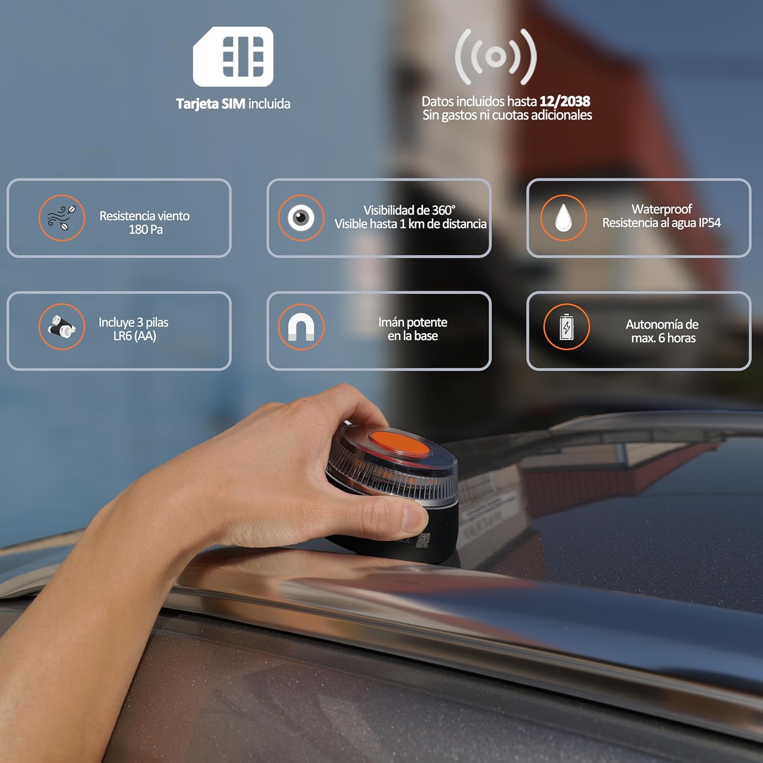 Baliza V16 Homologada por la DGT